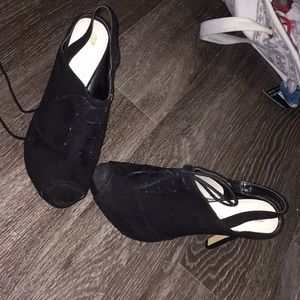 Victoria’s Secret open toe heels. NEVER WORN